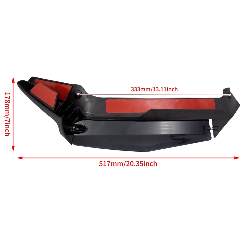 18-24 Honda Goldwing Adjustable Side Wing Air Deflector - Image 4
