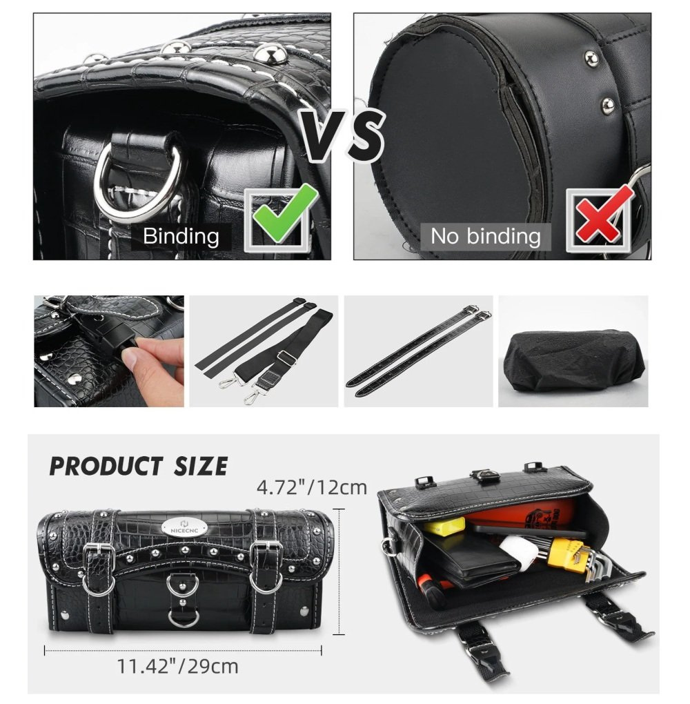 Vintage Classic Crocodile Texture Multi Purpose Bag - Image 3