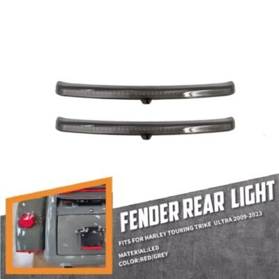 09-23 Trike Fender Tip Tail Light Brake Light Smoke Lens