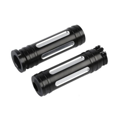 Harley CNC Throttle Grips Black