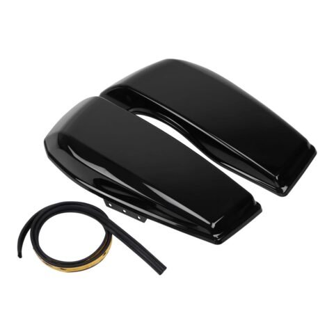 23.5-25 Touring Street Road Glide Saddlebag Lid Cover Black