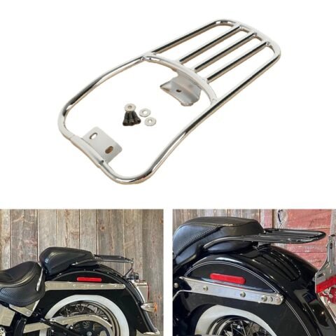 05-17 Softail Deluxe Luggage Rack Chrome