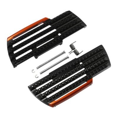 18-24 Softail Heritage Fatboy Slim Deluxe Driver Floor Board Black Orange