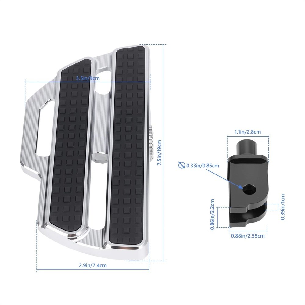 18-Up Softail M8 Streetbob, Low Rider, Fatbob, Breakout, Sport Glide Driver Mini Floor Board - Image 4