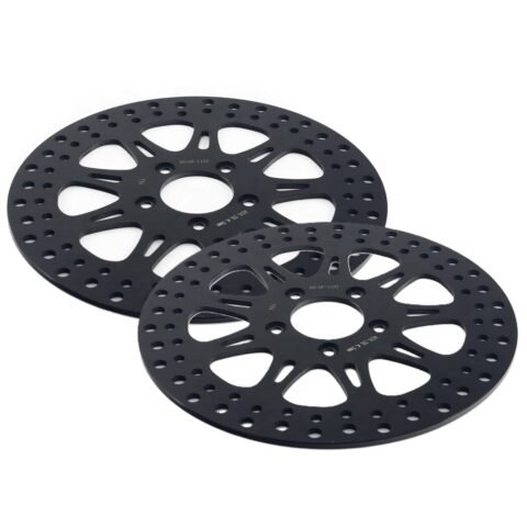 Harley Front 11.8″ Dual Rotor Disc Fits Harley Black Motorcycle