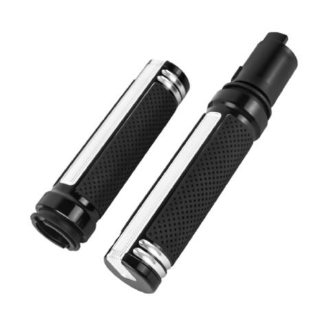 23.5-25 Harley CVO Street Glide Road Glide Handlebar Grips Black