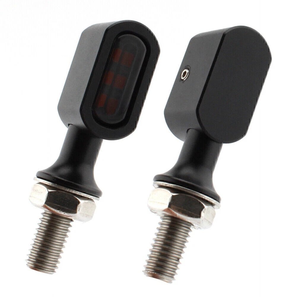 2in1 Mini Turn Signal Universal Fitment Amber LED Light - Image 3