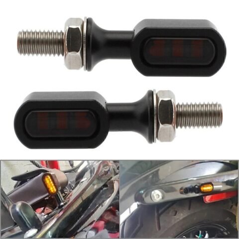 2in1 Mini Turn Signal Universal Fitment Amber LED Light