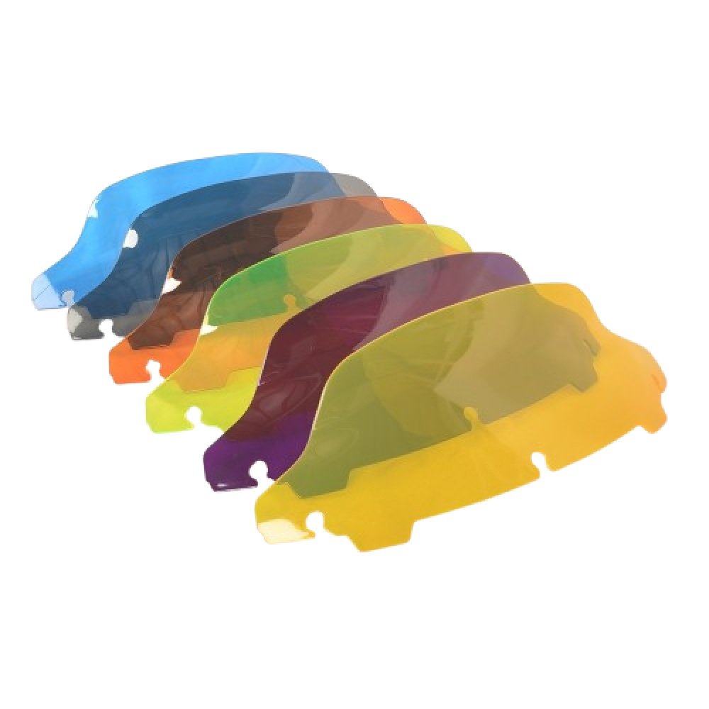 14-22 Harley Ultra Glide Street Glide 7" Neon Wave Windscreen Transparent