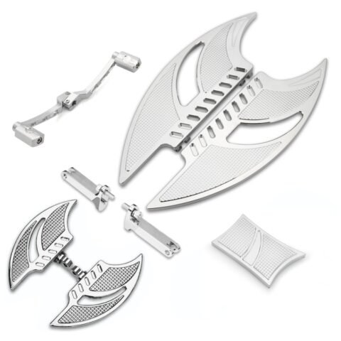 95-23 Harley Touring Floorboard Foot Peg Pedals Kit Chrome