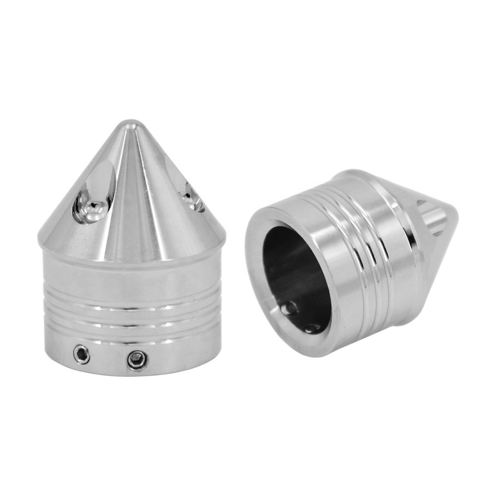 Front Axle Nut Cover Bolt For Universal Harley Motorcycle Chrome