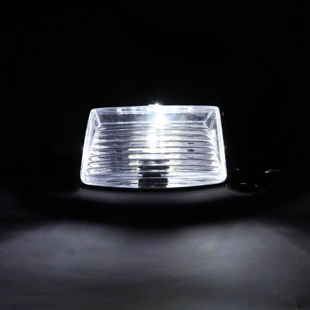 Harley Touring Softail Front Fender Tip Light White Lens - Image 2