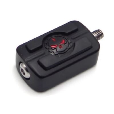 Harley Gear Shifter Peg Heel and Toe Red Gear Skull Design
