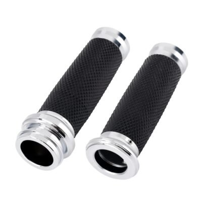 Electronic Grip TBW fits 1″ Diameter Handlebar for Harley Touring Softail Motorcycles Chrome