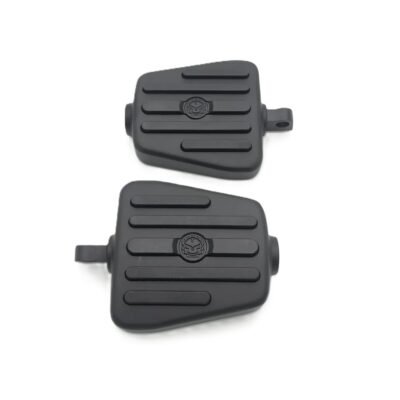 Gear Skull Harley Driver Passenger Wider Footpegs Black