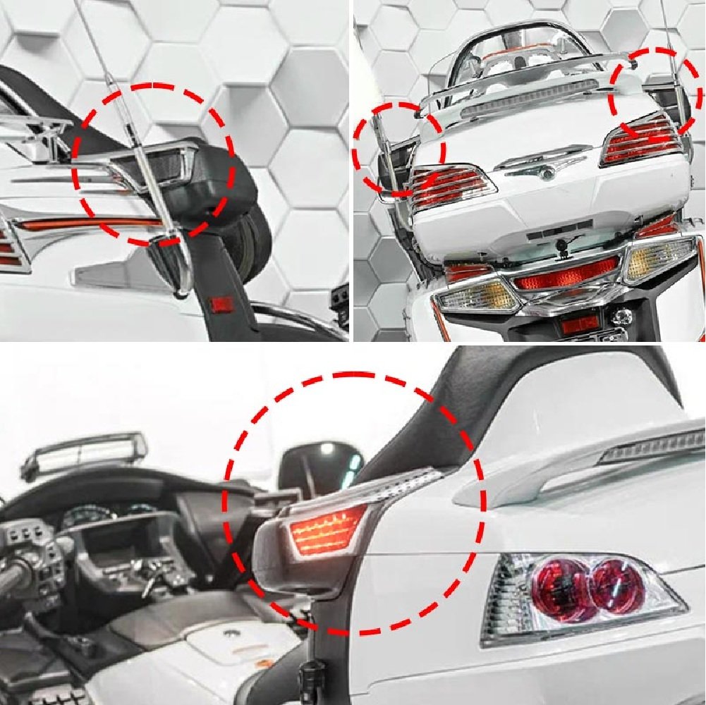 06-17 Honda Goldwing GL1800 Passenger Armrest Trim Light - Image 3