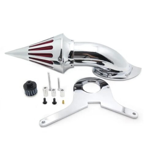 86-Up Honda Shadow Spike Air Intake Filter Kit Chrome