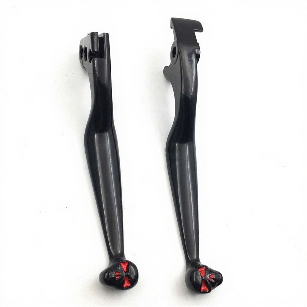 Honda Shadow VT VTX 600 750 1100 1300 Brake Clutch Levers Black - Image 2