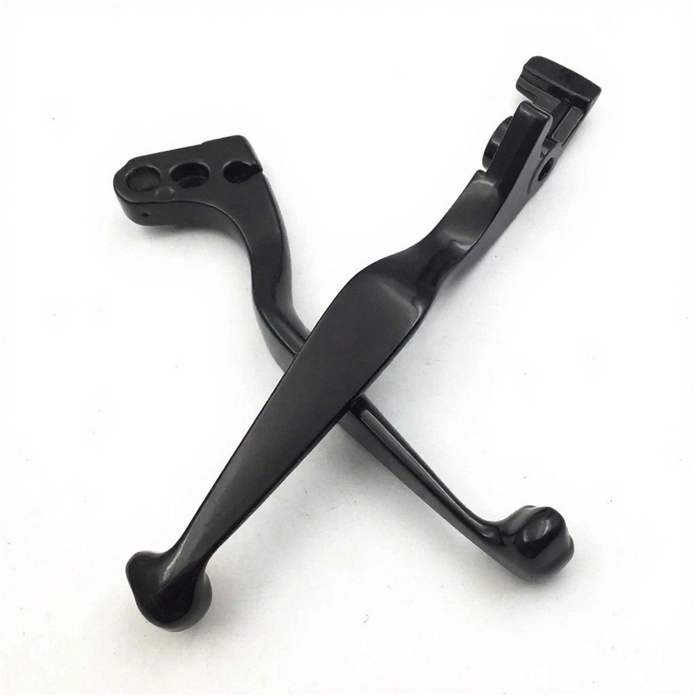 Honda Shadow VT VTX 600 750 1100 1300 Brake Clutch Levers Black - Image 3
