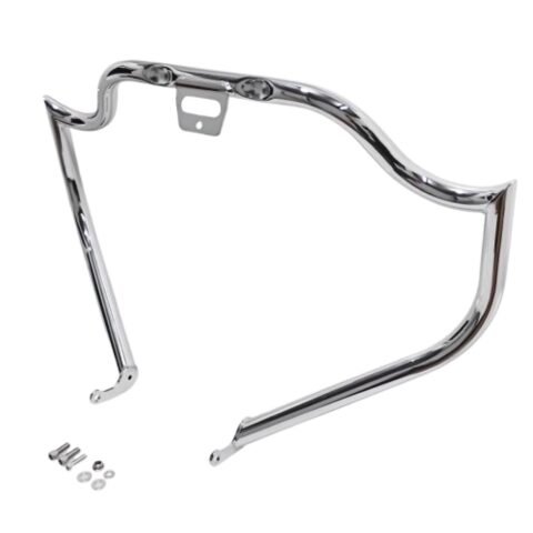 18-25 Softail Sportglide, Fatboy, Breakout, Street Bob, Fat Bob, Heritage, Low Rider Mustache Engine Guard Chrome