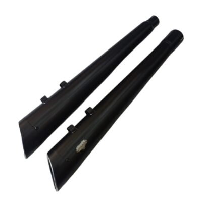 17-23 Touring 4.4” Megaphone Slip-On Mufflers Slash Tip Black