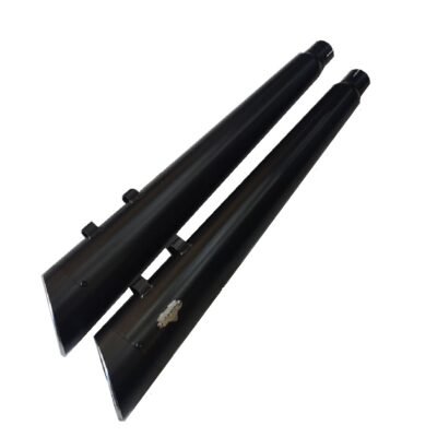 95-16  Touring 4.4” Megaphone Slip-On Slash Tip Mufflers Black