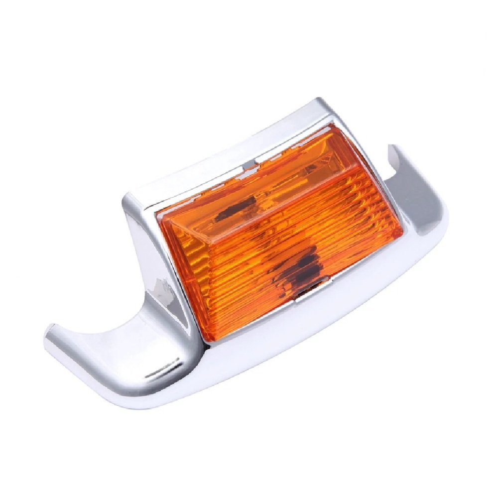 Rear Fender Tip for Harley Touring Softail Orange Lens