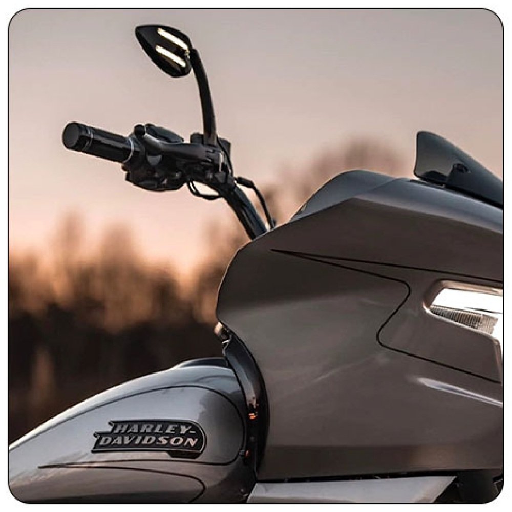 Universal Rear View Mirror with Turn Signal Light + Brake Light Indicator - Image 4