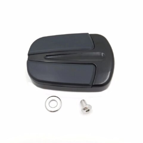 Brake Pedal Pad Slipstream Design fits Harley Motorcycles Black