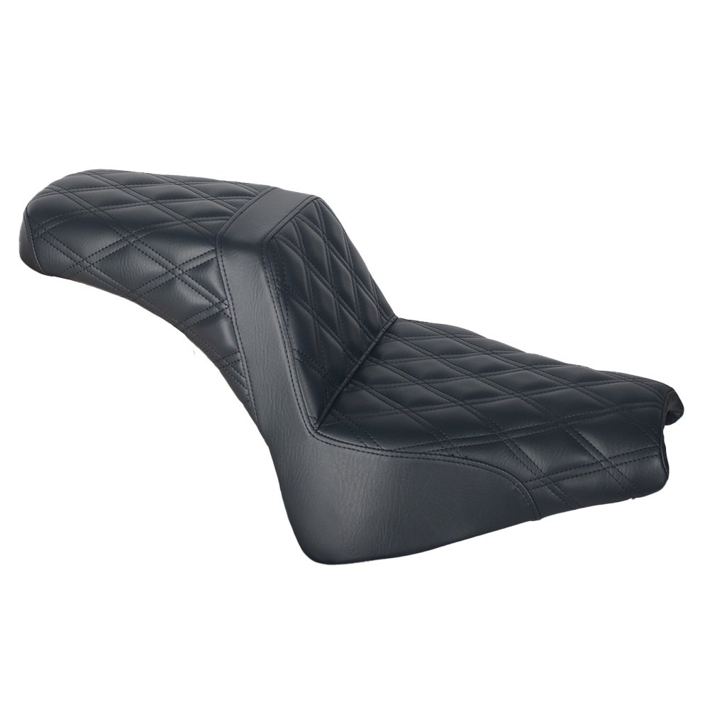 18-Up Softail Fatbob Club Style Seat Black - Image 2