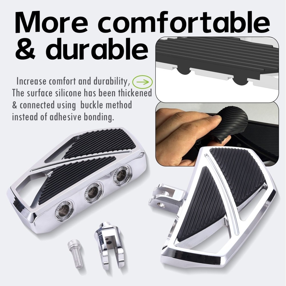 18-Up Softail M8 Driver Phantom Mini Footboard Chrome - Image 4