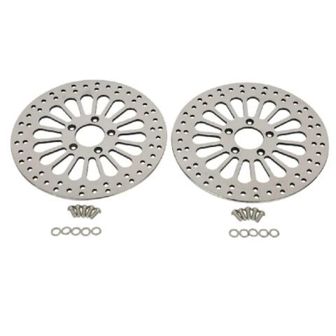 11.8" Front Wheel Rotor Disc Chrome Fits Harley Motorcycles