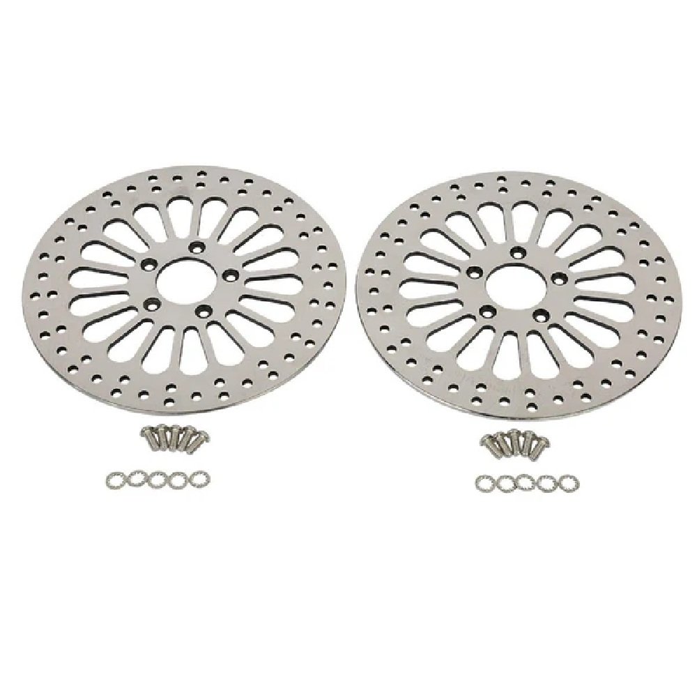 11.8" Front Wheel Rotor Disc Chrome Fits Harley Motorcycles