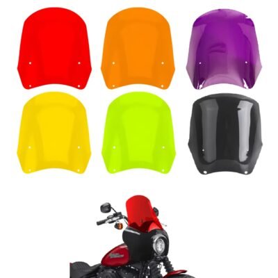15" Windscreen For T-Sport Fairing Style  Smoke Black