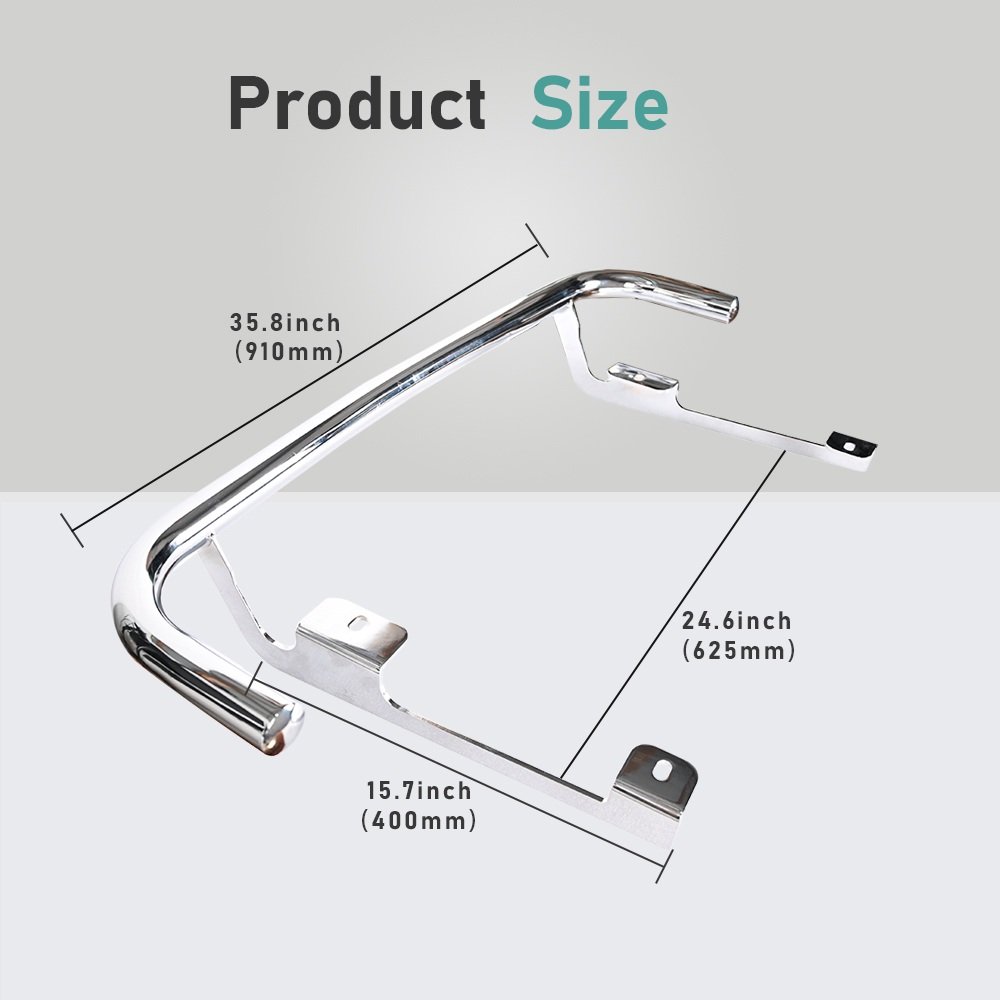 09-25 Tri Glide Rear Crash Bumper Chrome - Image 6