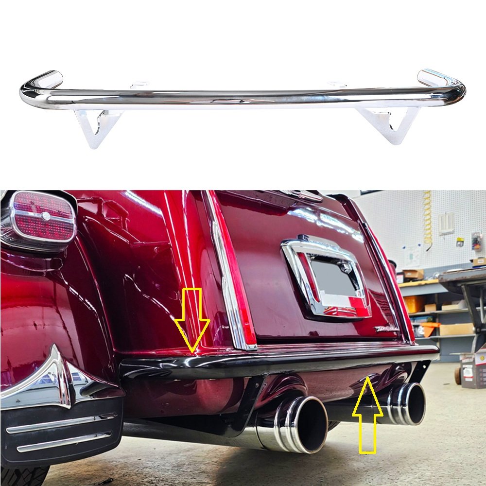09-25 Tri Glide Rear Crash Bumper Chrome - Image 2