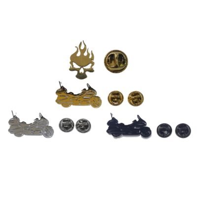 Vest Metal Pin Badge GL1800 & Skull Design
