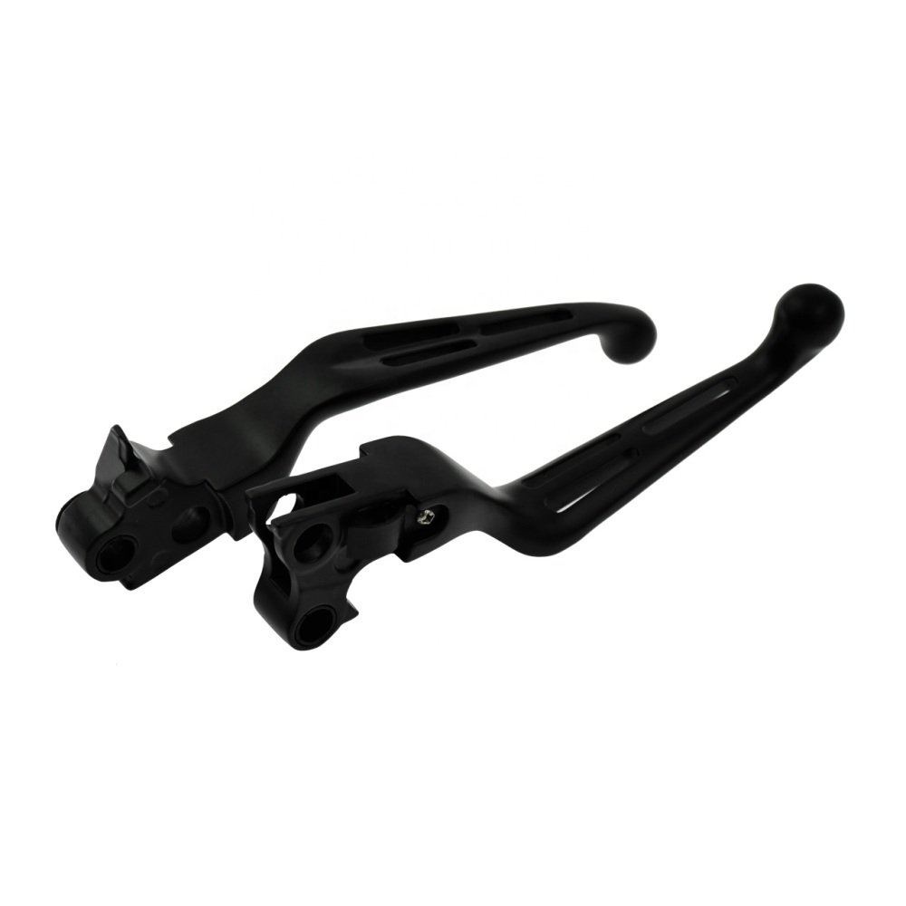 96-14 Softail Dyna Sportster Touring Hollow Cut Brake Lever with Clutch Safety Switch Trigger - Image 3