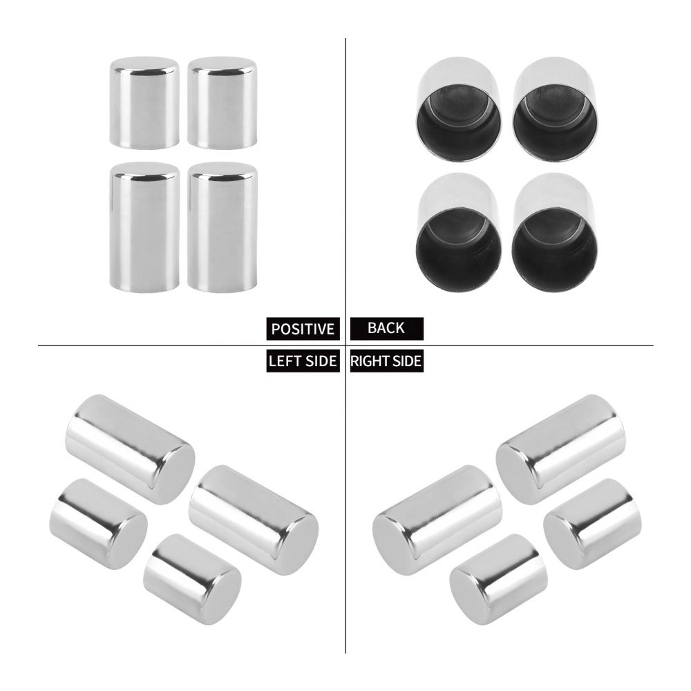 09-25 Harley Touring Docking Hardware Magnetic Cover Chrome - Image 2