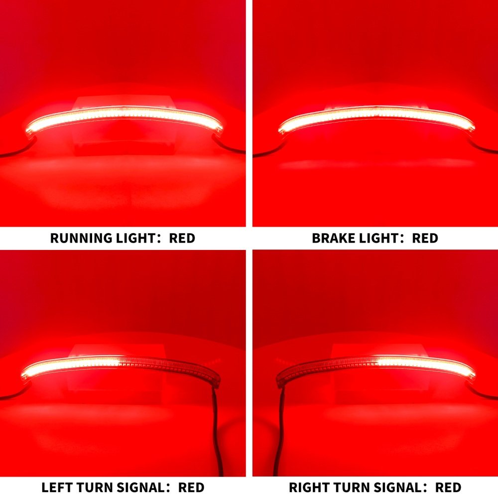 18-24 Softail Fatboy Fender Tip Tail Light Brake Light - Image 2