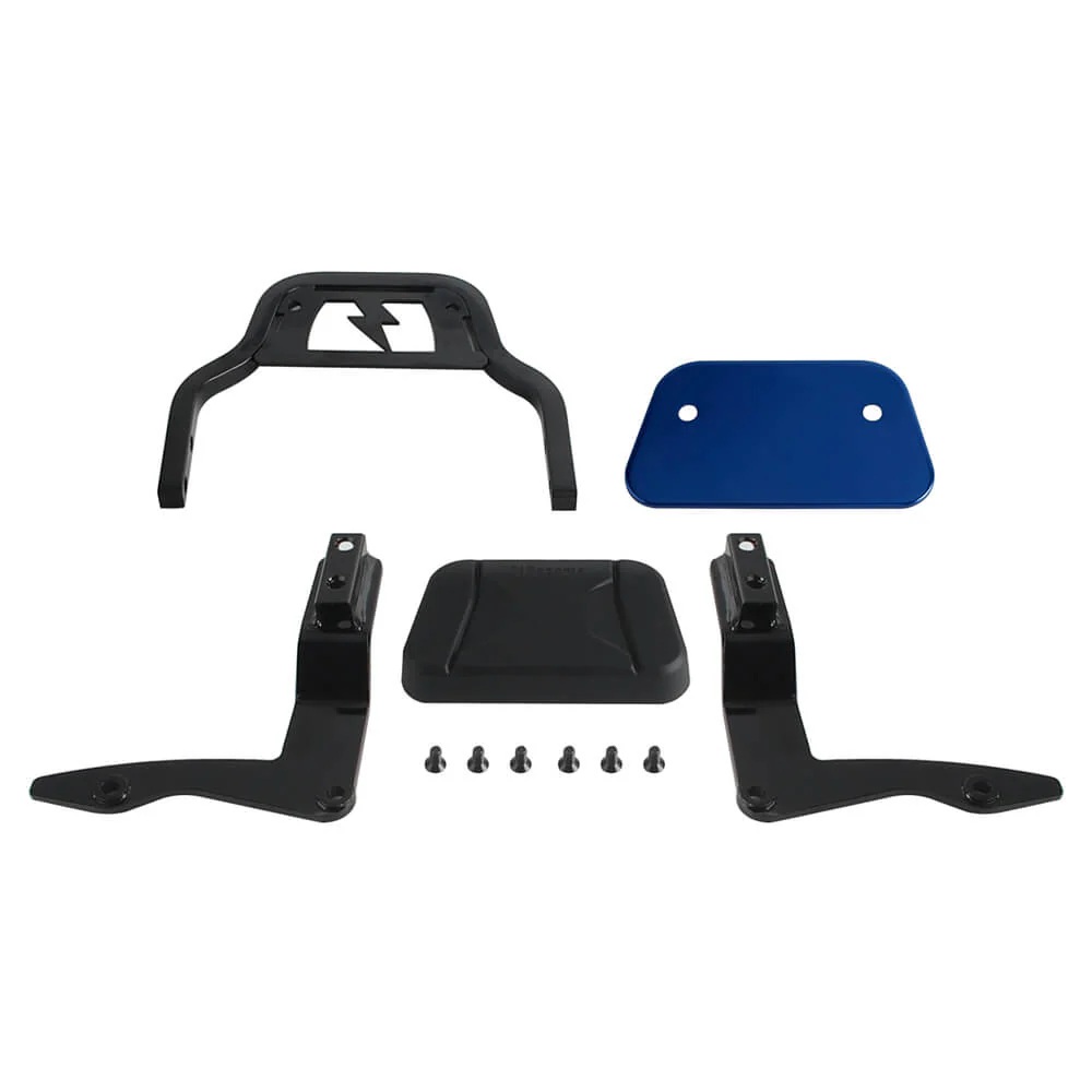 14-26 Street Glide Road Glide Road King Low Profile Club Style Fix Passenger Backrest - Image 6