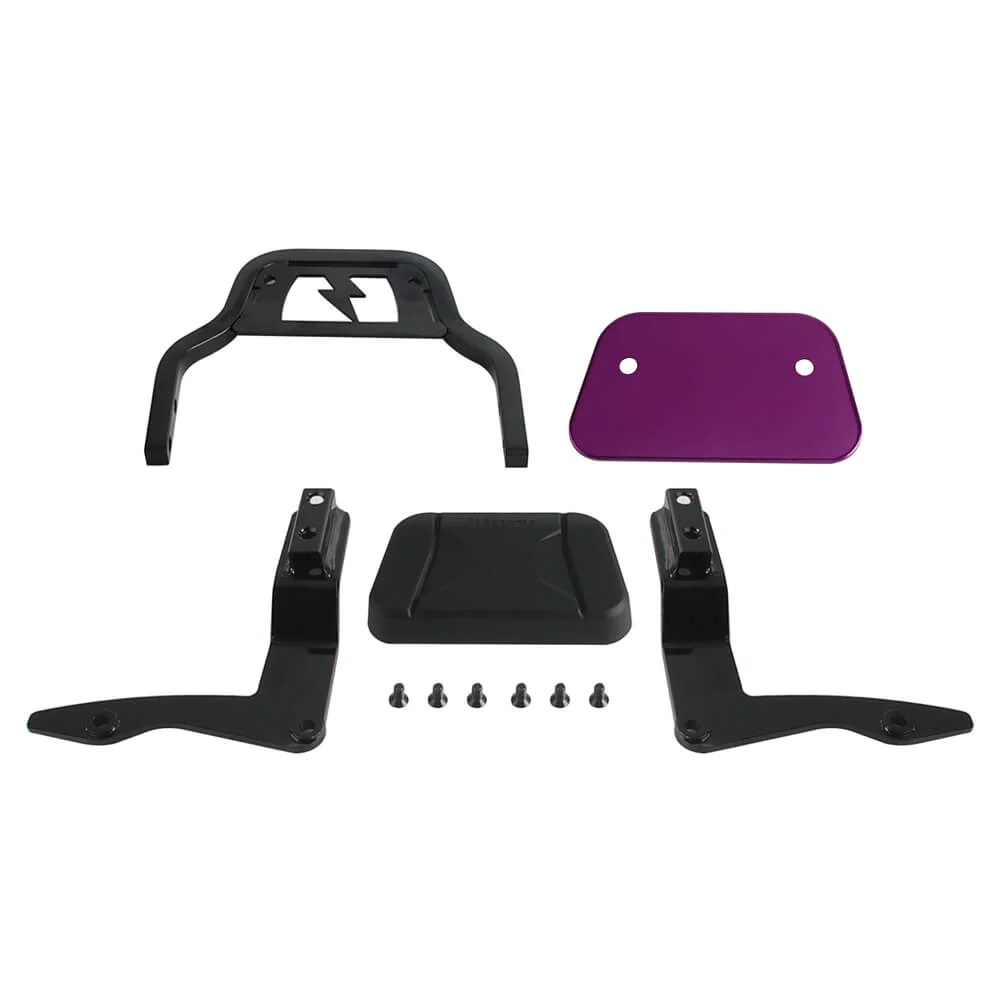 14-26 Street Glide Road Glide Road King Low Profile Club Style Fix Passenger Backrest - Image 8