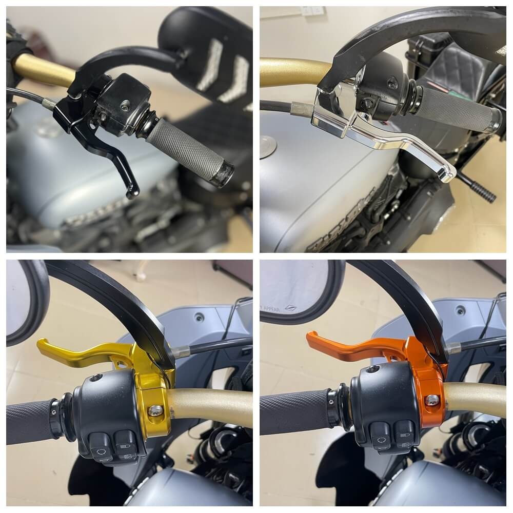 15-24 Softail M8 Easy Pull Clutch Lever & Brake Levers Shorty - Image 2