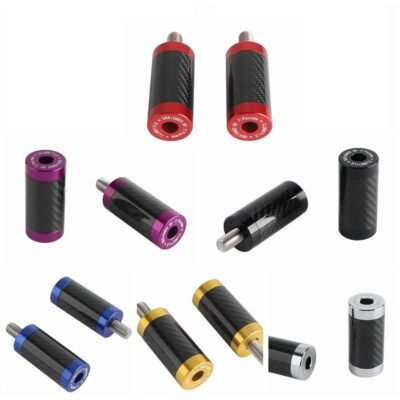 Aluminum + Carbon Fiber Flat Out Saddlebag Guard Engine Guard Tip