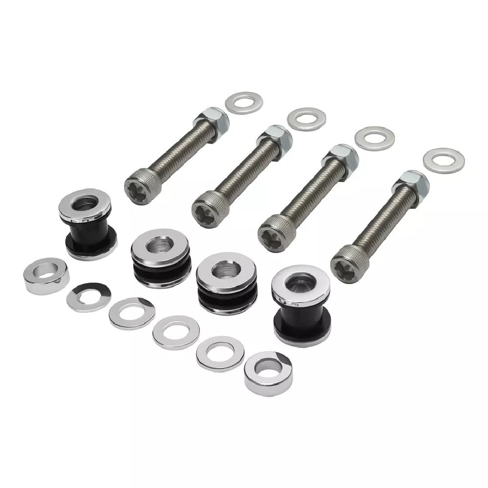 01-17 Softail Detachable Passenger Backrest Docking Hardware