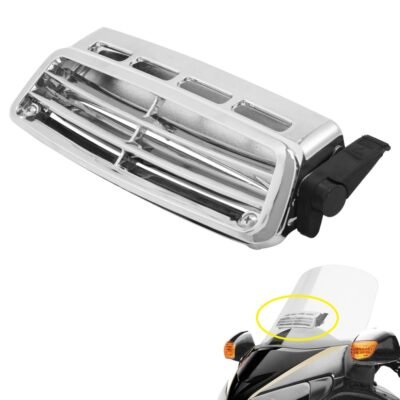 01-17 Honda Goldwing Windshield Air Vent Chrome
