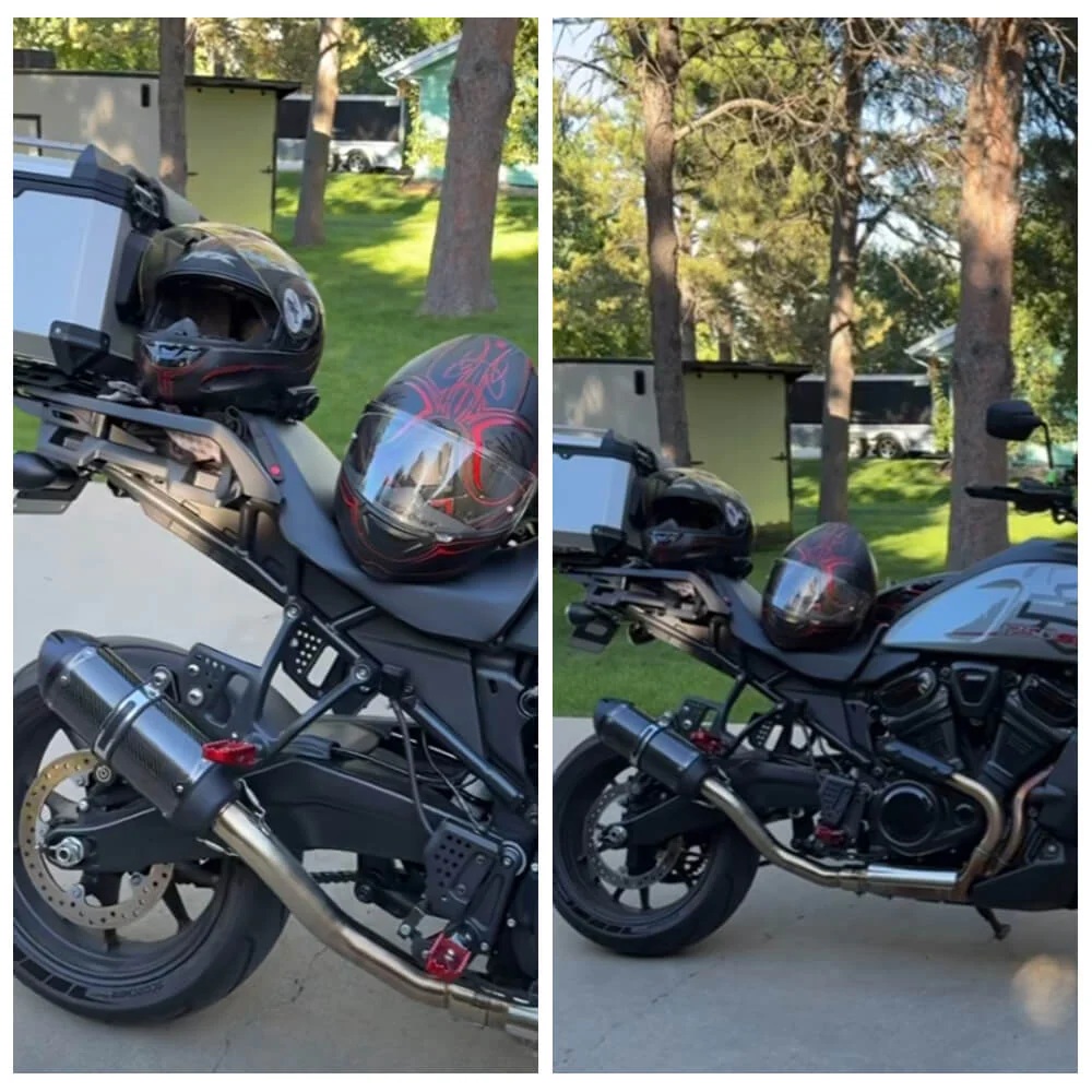 21-26 Pan America 1250 Carbon Fiber Street Cannon Slip On Muffler - Image 6