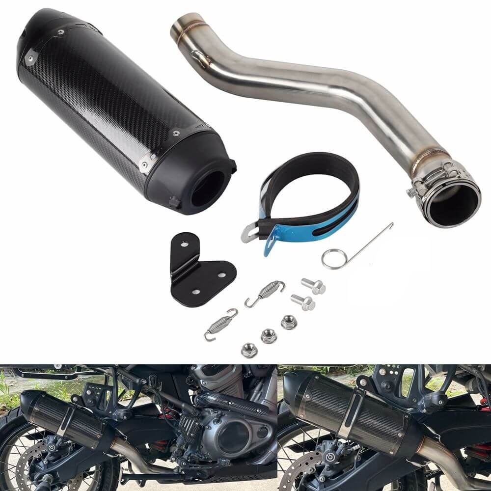 21-26 Pan America 1250 Carbon Fiber Street Cannon Slip On Muffler - Image 4