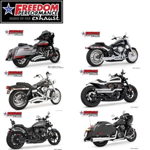 Pre- Order Freedom Performance Exhaust System for Harley Indian Yamaha Suzuki Kawasaki Honda