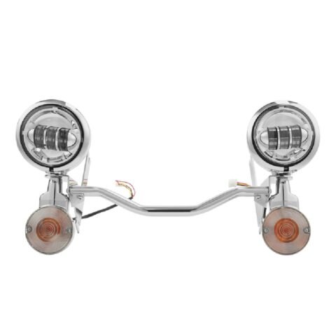 95-24 Road King Electra Glide Classic LED AUX/Passing Light Chrome
